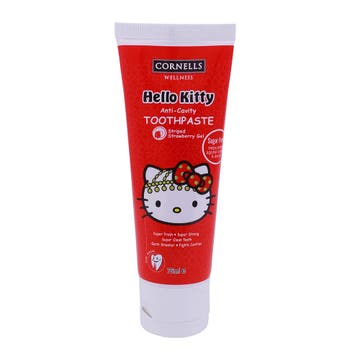 Cornells Hello Kitty Strawberry Gel Toothpaste 75ml
