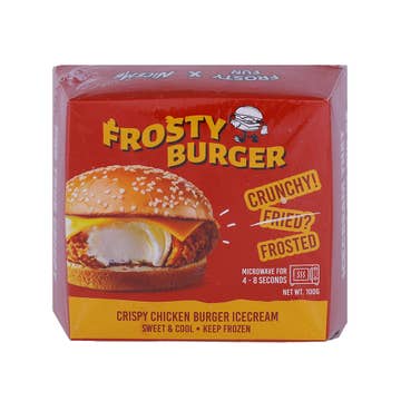 Frosty Crispy Chicken Burger Ice Cream 100g