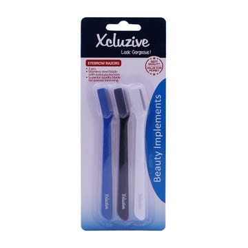 Xcluzive Eyebrow Razors 3s