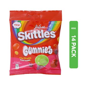 Skittles Gummies Candy 14x60g