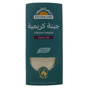 Natureland Organic Garlic Goat Cream Cheese 100g