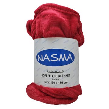 Nasma Soft Fleece Single Blanket 130x180cm