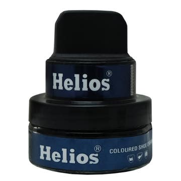 Helios Black Colour Shoe Polish Cream 48g