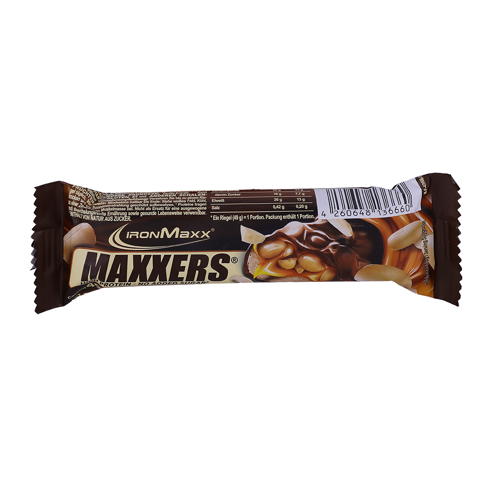 Ironmaxx Imx Maxxers Peanut Caramel Protein Bar 49g