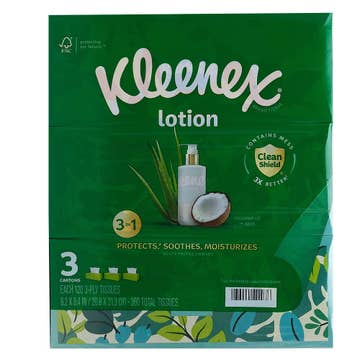 Kleenex Facial Tissue 3 Ply