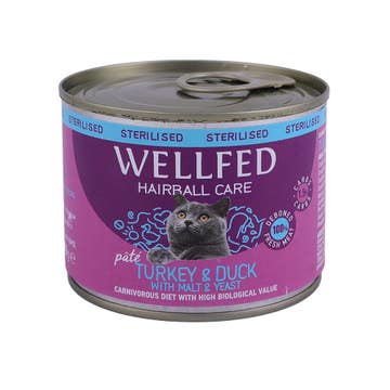 Wellfed Turkey & Duck Cat Food 200g