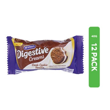 McVitie's Digestive Dark Cookie Vanilla 12x40g