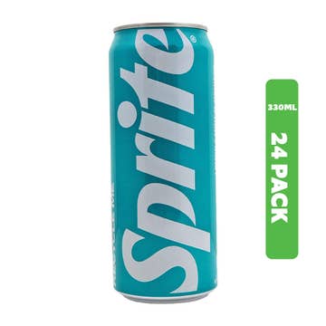 Sprite Lemon Mint Soft Drink Can 24x330ml