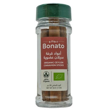 Bonato Organic Ceylon Cinnamon Sticks 30g