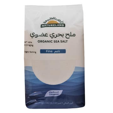 Natureland Organic Fine Sea Salt 1Kg