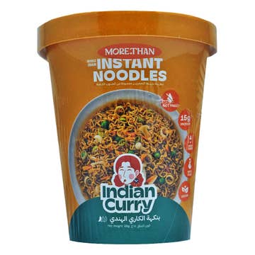 More Than Indian Curry Instant Noodles Cups 68g