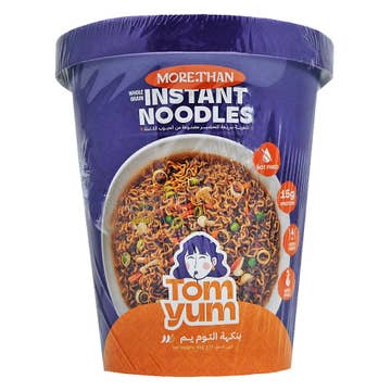 More Than Tom Yum Instant Noodles Cups 68g