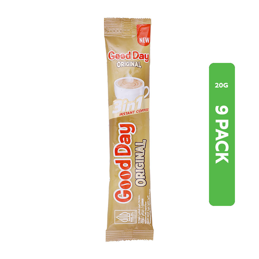 Good Day Cappuccino 3in1 Instant Coffee 9x20g
