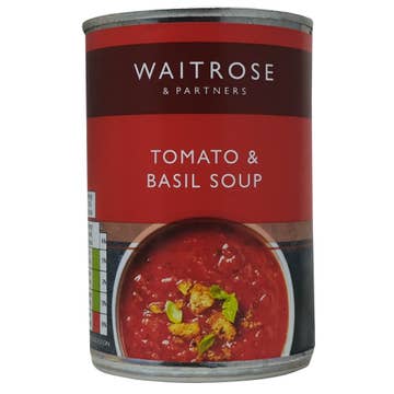 Waitrose Tomato & Basil Soup 400g