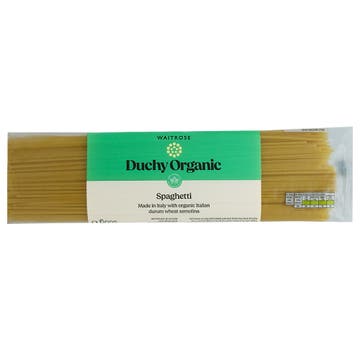 Waitrose Duchy Organic Spaghetti Pasta 500g