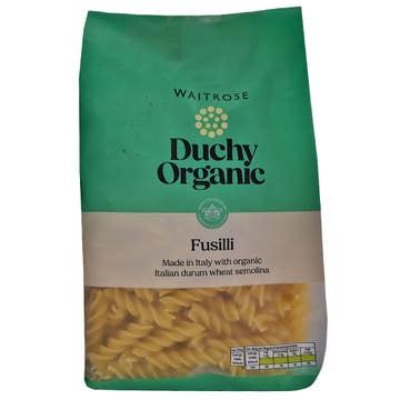 Waitrose Organic Fusilli Pasta 500g