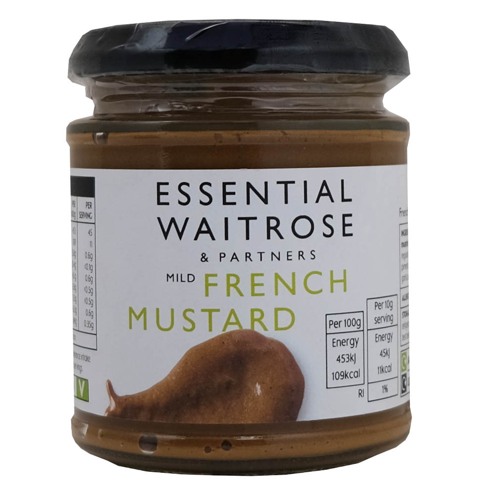 Waitrose Essential Mild French Mustard 180g