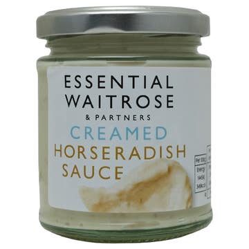 Waitrose Essential Creamed Horseradish Sauce 180g