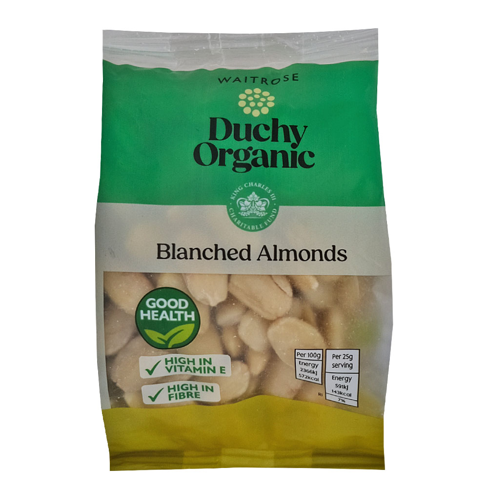 Waitrose Dorg Blanched Almonds 100g