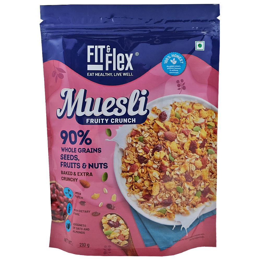 Fit & Flex Fruity Crunch Muesli 210g