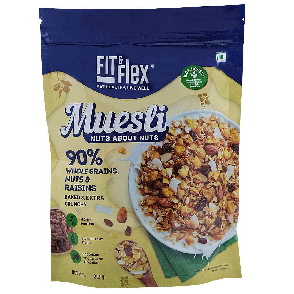 Fit & Flex Nuts About Nuts Muesli 210g
