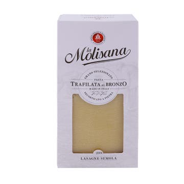 La Molisana Lasagne Semola Pasta Plain Sheets 500g