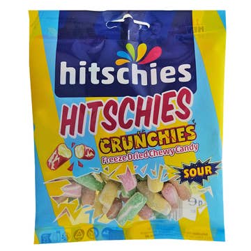 Hitschies Freeze Dried Sour Mix Crunchies Candies 75g