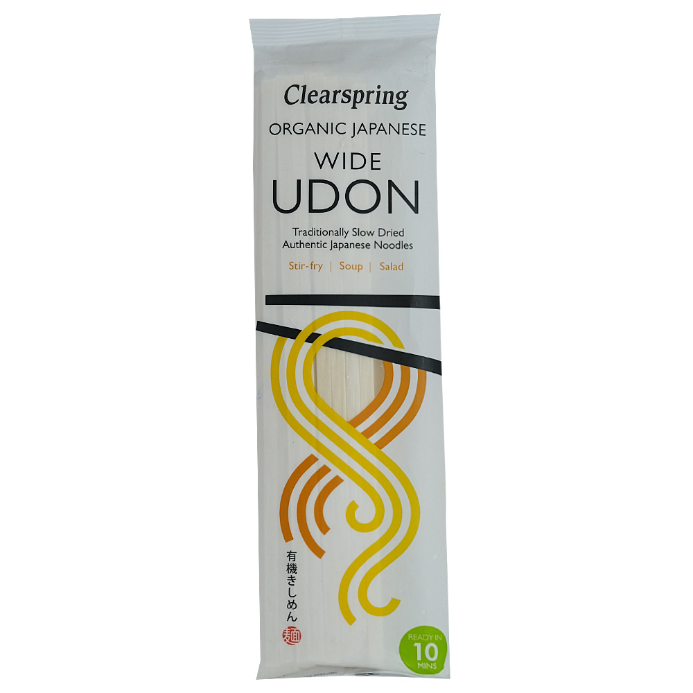 Clearspring Organic Japanese Wide Udon Noodles 200g