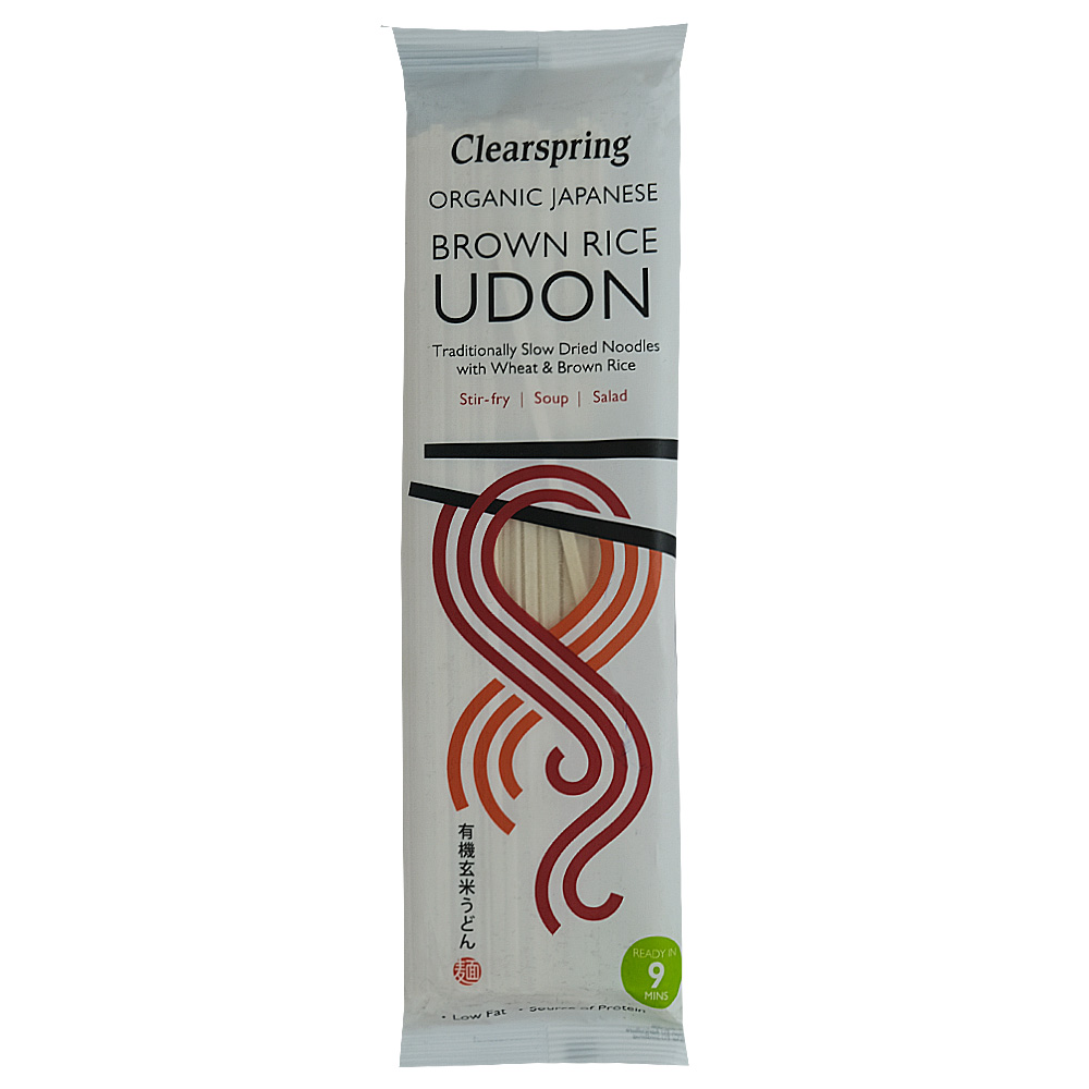 Clearspring Organic Japanese Brown Rice Udon Noodles 200g