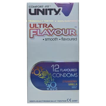 Unity Ultra Flavoured Condoms 12s