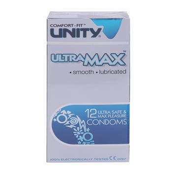 Unity Ultra Max Condoms 12s