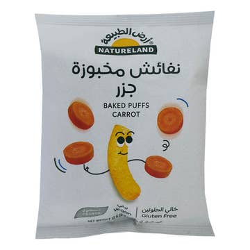 Natureland Carrot Baked Puffs 12g