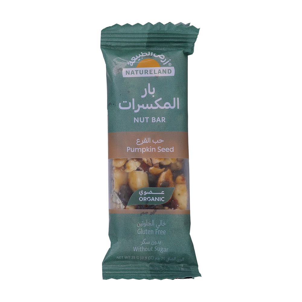 Natureland Pumpkin Seed Nut Bar 25g