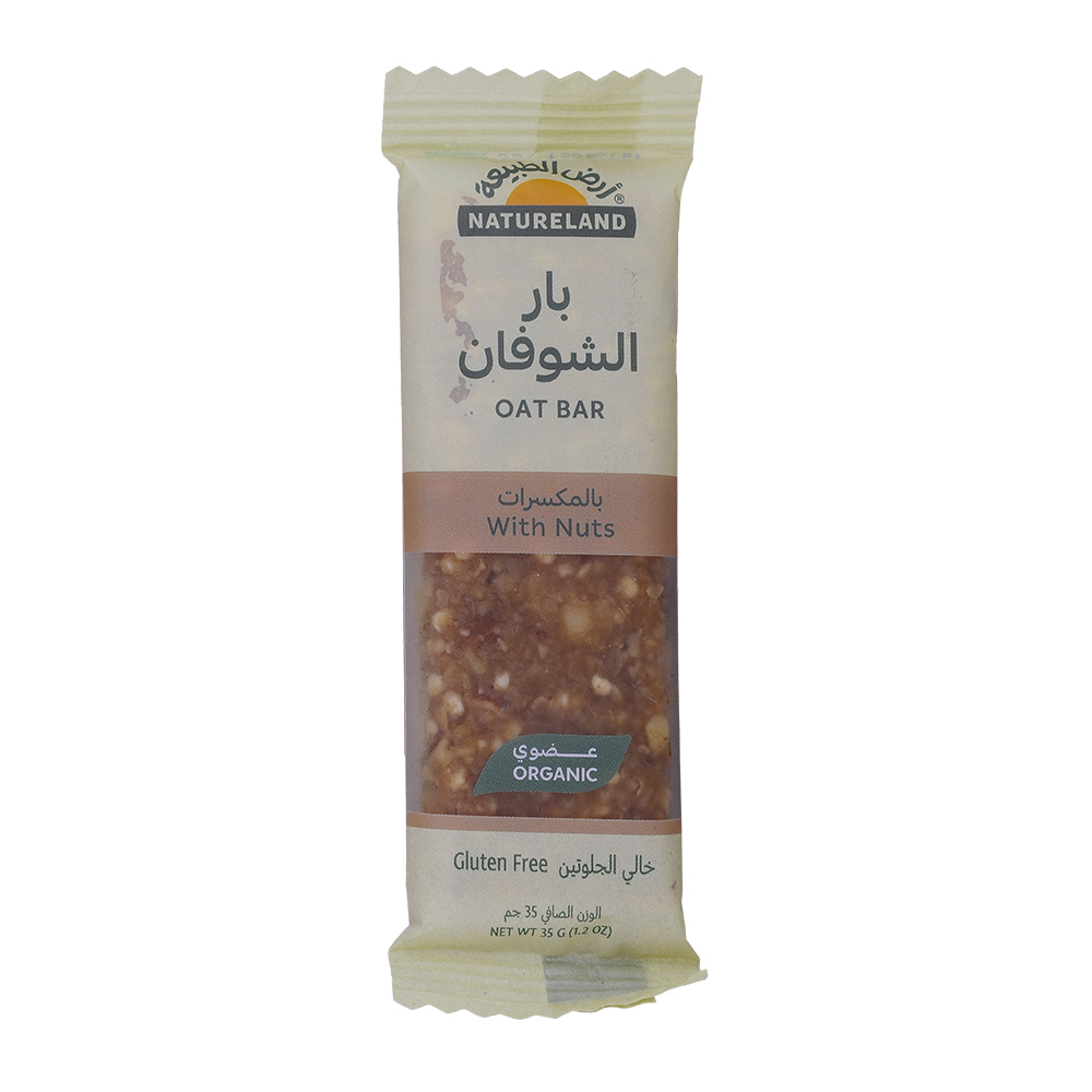 Natureland Oat Bar With Nuts 35g