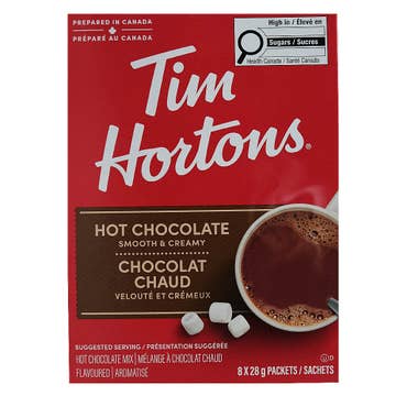 Tim Hortons Hot Chocolate Mix 8x28g