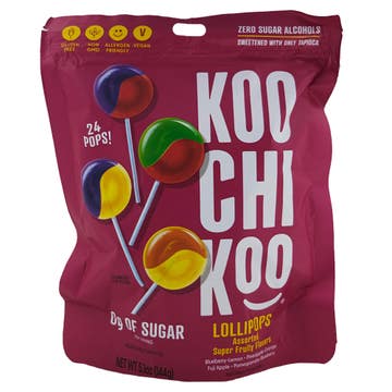 Koochikoo Assorted Lollipops Pouch 144g