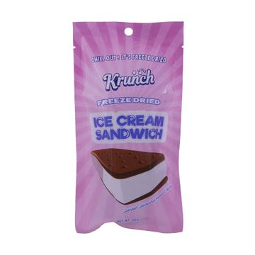 Krunch Freeze Dried Ice Cream Sandwich Confectionary 42g