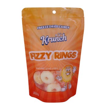 Krunch Fizzy Rings Freeze Dried Candy 28g