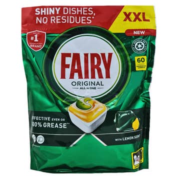 Fairy Original All In One Lemon Laundry Capsules