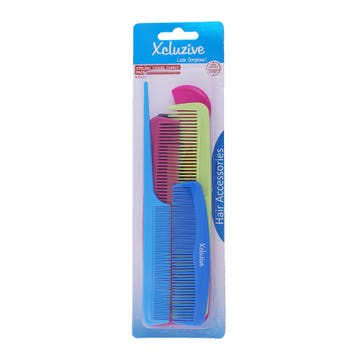 Xcluzive Hair Styling Combs Family Pack 6s