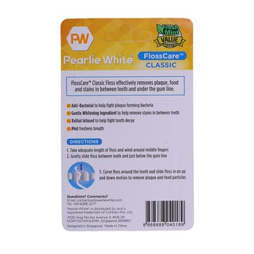 Pearlie White Classic Flosscare