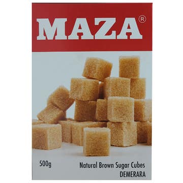 Maza Natural Brown Sugar Cube 500g