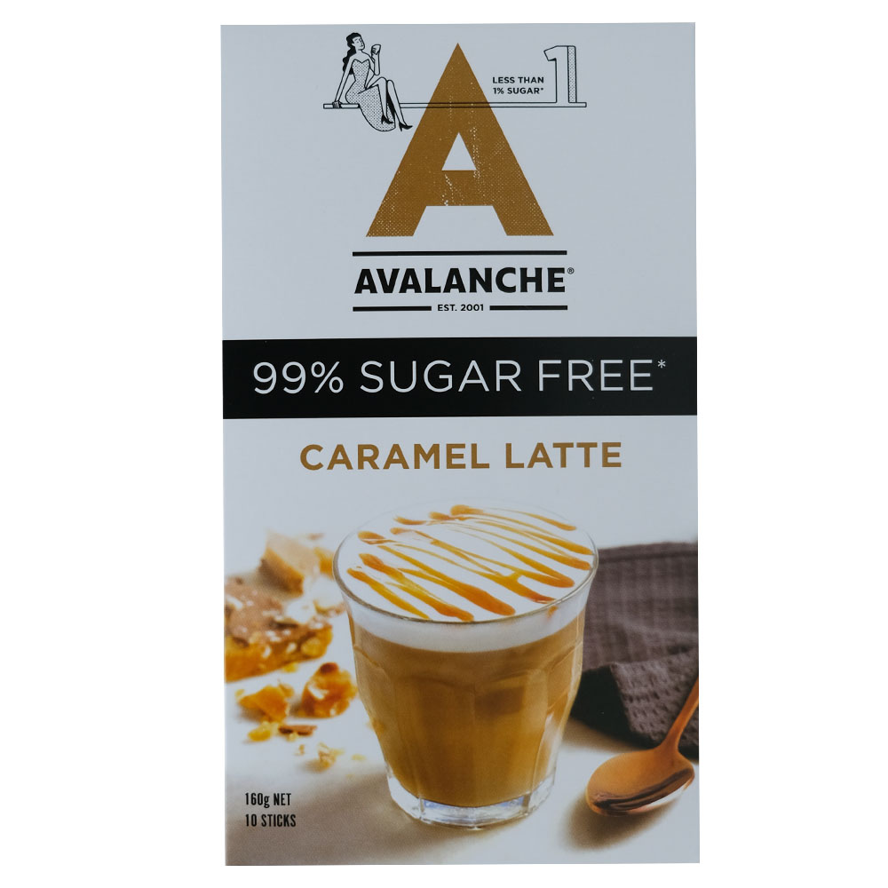 Avalanche 99% Sugar Free Caramel Latte 160g