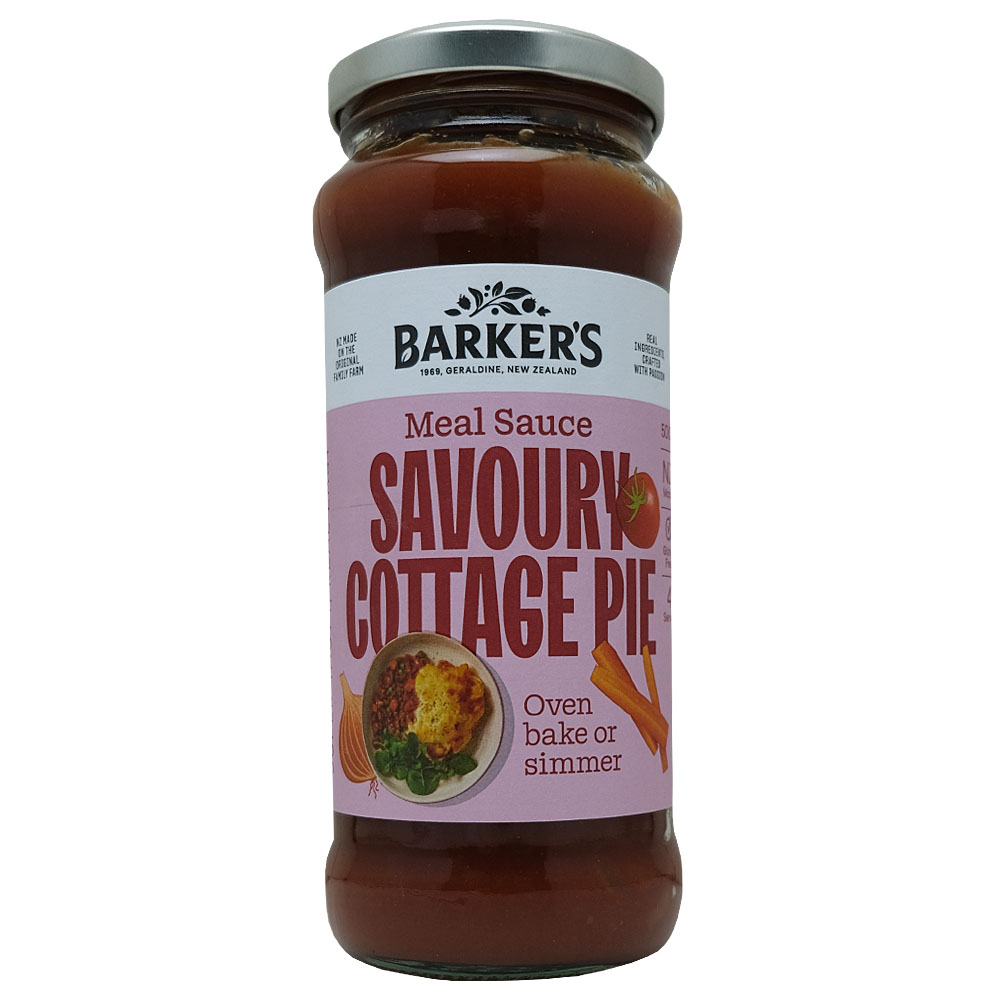 Barker's Savoury Cottage Pie Meal Sauce 500g