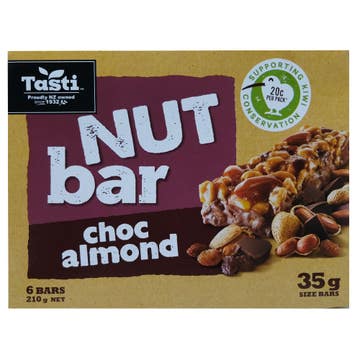 Tasti Choc Almond Nut Bar 210g