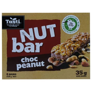 Tasti Choc Peanut Nut Bar 210g