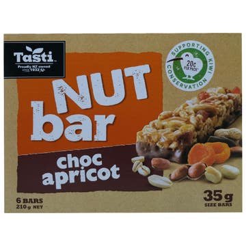 Tasti Choc Apricot Nut Bar 210g
