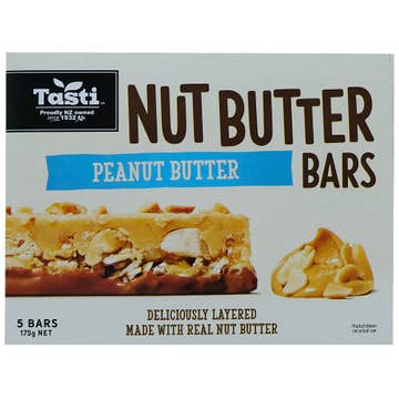 Tasti Peanut Butter Nut Butter Bars 210g