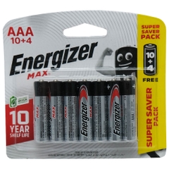 Energizer Max AAA Batteries 10+4s [Special Offer]