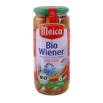 Meica 6 Drained Bio Wiener 250g
